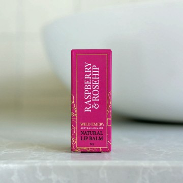 Natural Lip Balm | Raspberry + Rosehip Natural Lip Balm | Raspberry + Rosehip